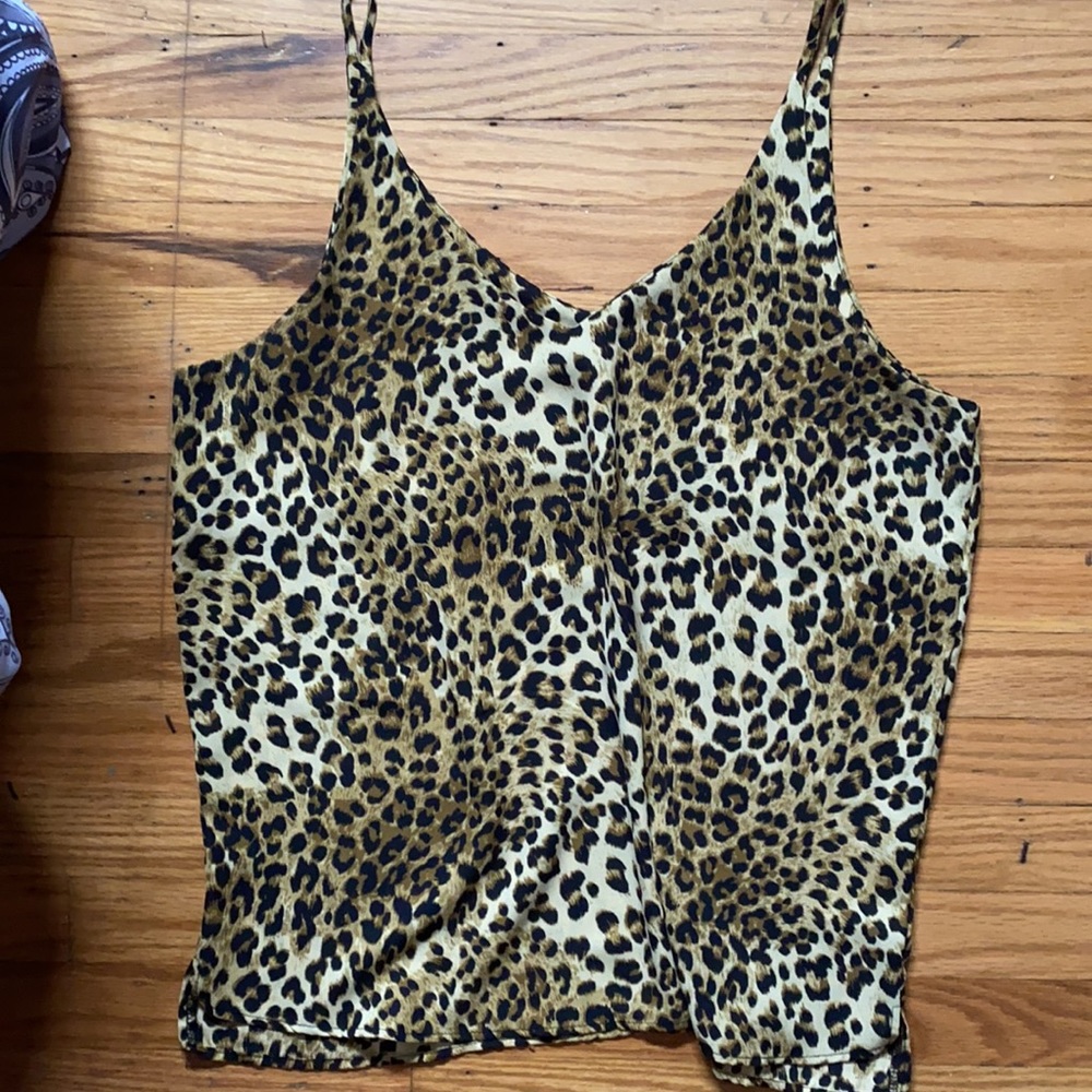 Leopard Print Tank Top